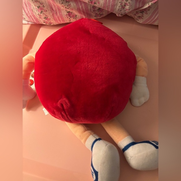 Red M&M Plushie Toy Interactive Arms & Legs 1987 Official Mars Inc Collectible - Picture 5 of 8